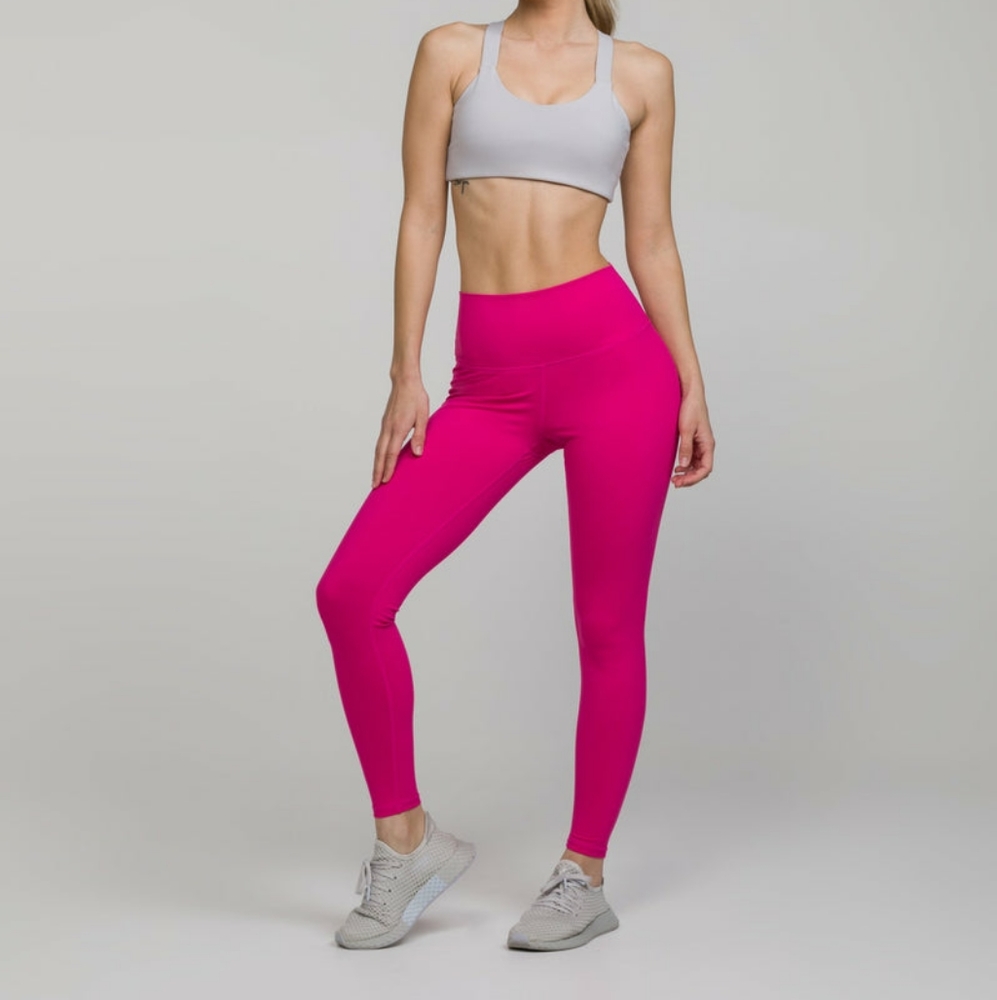 IAB Fitness Flex High-Waisted Full Length Legging Raspberry Sorbet Size M/8
